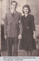 Bob Martin and Roberta Martin before they<br />were married.  About 1939