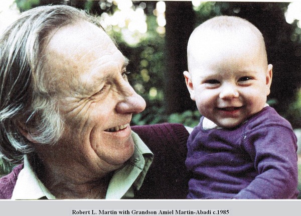 Robert L. Martin with Grandson Amiel Martin-Abadi c.1985