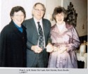 Fom L. to R. Bettie McComb, Bob Martin, Doris Beedle<br />c.1985??