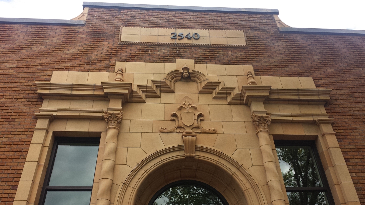 Photo Taken Aug. 27th 2016. George W. Bates Bank in Portland Oregon . At 2540 Martin Luther King N.E..  In Leonard Martins Order Book for Columbia Terra Cotta Company this is order #190  Glaze# 448.  1928.  According to: Portland Historic Resources Inventory, 1984 the Architect was \nP. T. Ainge and the builder was W. C. Arthur and Son.\n\n\n\n\nt.