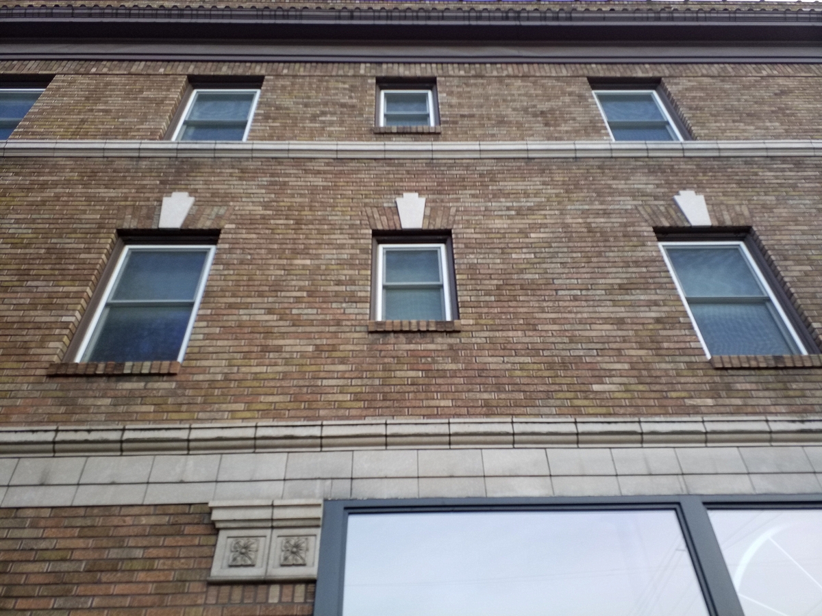 Photo Taken March 3rd, 2018.  This was a Grocery and Meat store owned by the Bitar Bros at 28th and Everett street in N.E. Portland.  In Leonard Martins Order Book for Columbia Terra Cotta Company this is order# 208 Glaze# 406M Store for Bitar Bros..  1928.  John Grant Archt. Ailken- Contractor.  John Grant also was the Architect for the Eglington Hotel that was also adorned with Columbia Terra Cotta.