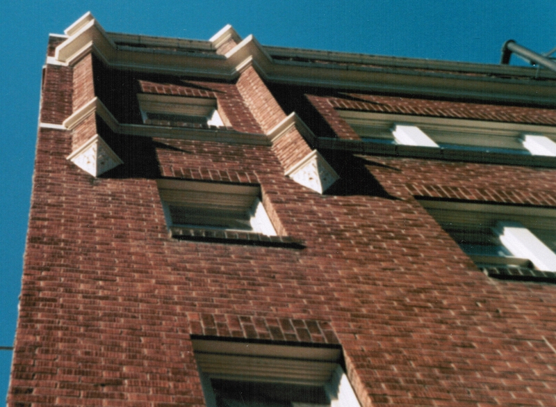 The Eglington Arms Hotel in Portland Oregon . At 1225 S.W. Alder. AKA "The  Twelve 25 Alder Apartments".  In Leonard Martins Order Book for Columbia Terra Cotta Company this is order# 152 Glaze# 222 for R. F. Wassel.  1926.  According to: Portland Historic Resources Inventory, 1984 the Architect was John H. Grant.   