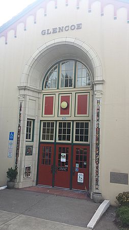 Glencoe Shool Building, 825 S.E. Commerce St. Portland Oregon. Columbia Terra Cotta Order Number 110. (1924) Architect A.E. Doyle, (Did Multnomah falls lodge and Multnomah county library as well as Reed College buildings). Many More.  Front entrance.\n\nOrder 110