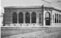 Photo circa. 1927. Oregon State Bank in Portland Oregon. At 4200 N. E. Sandy Blv. In Leonard Martins Order Book for Columbia Terra Cotta Company this is order #185  Glaze# 448 PY.  1927.  According to: Portland Historic Resources Inventory, 1984 the Architect was C.A. Houghtaling Inc.